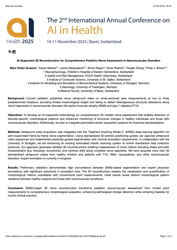 AI Health 2025 Conference Cover